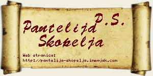 Pantelija Škopelja vizit kartica